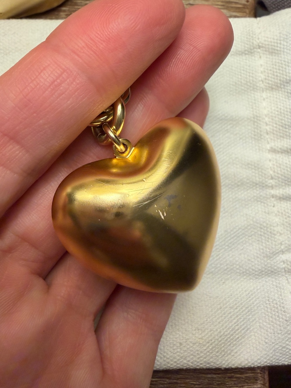 Roxanne Assoulin The Puffy Heart Necklace in Gold - Picture 6 of 7